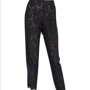 NWT Justfab M LACE dressy party pants, Black